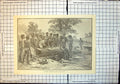 Original Old Antique Print Batman Treating With The Blacks Victoria 1886 19th