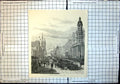 Old Collins Street Melbourne Looking East Horses Carriages Tram 1886 Victorian