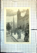 Old Collins Street East Melbourne Sunday Morning Ladies Parasols 1886 Victorian