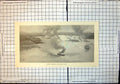 Original Old Antique Print Sydney Harbour From Shark Point 1886 19th