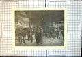 Original Old Antique Print Saturday Night George Street Sydney Pedestrians 1886