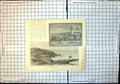 Original Old Antique Print TwofBay New South Wales Ships Lighthouse 1886 19th