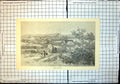 Old Print West Maitland New South Wales Cart Straw Carrying Baskets 1886 19th