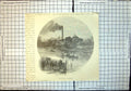 Original Old Antique Print Paper Mill Liverpool New South Wales 1886 Victorian