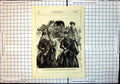 Antique Old Print Escort Two Police Sent Safety Travellers Attack Bushrangers