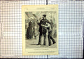 Antique Old Print David Discovering His Little Sister Rhoda In Hobart Town