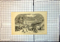 Original Old Antique Print Exhibition Dalada Buddhus Tooth At Kandy