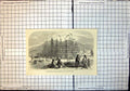 Old Antique Print Stage Erected Bay Islands 1849 To Celebrate Peace 1860 19th