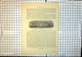 Old Antique Print Downs Largest Natural Harbour Refuge Barbican Sandwich