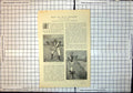 Original Old Antique Print How Play Hockey Beginning Drive End Right Wrong