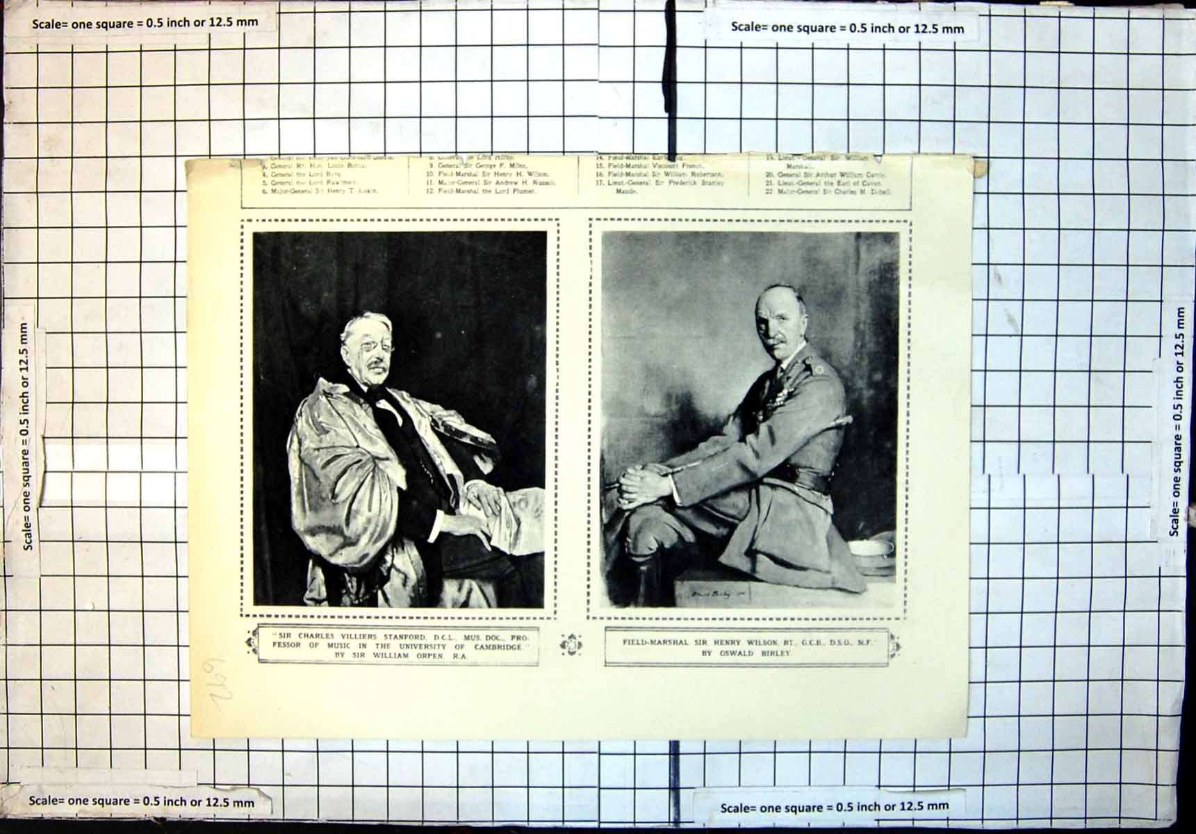 Old Sir Chas Stanford Field Mars Sir Henry Wilson Botticellis Studio