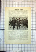 Original Old Antique Print Oxford V Cambridge Lords Annual Jaunt W L Murdoch