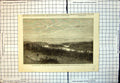Antique Old Print River Wailato Hills Nangatawhiri Koheroa Scene Fight 1863