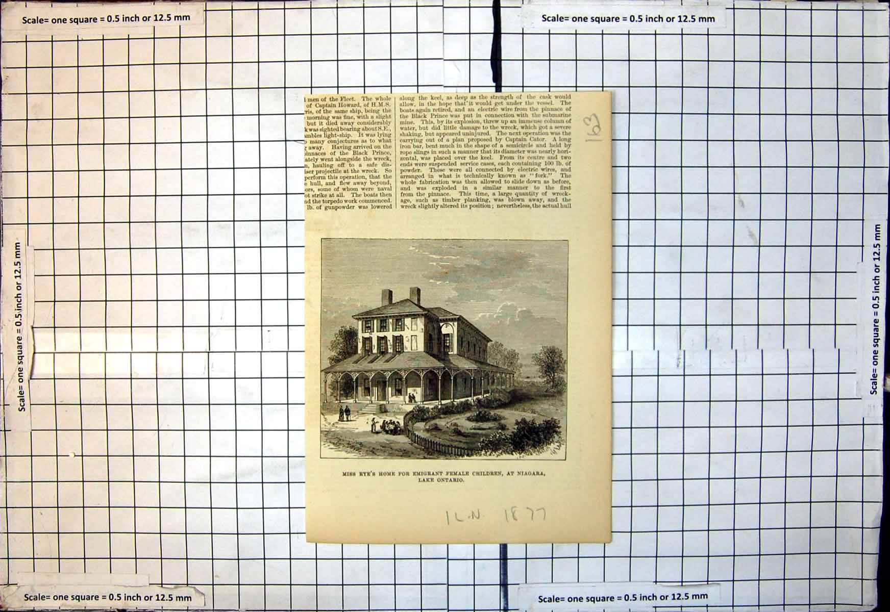 Old Miss Ryes Home Emigrant Female Children Niagara Lake Ontario 1877 Victorian