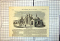 Antique Print Cathedral Stavropol Capital Part Caucasus Belongs Russia 1858