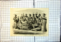 Old Print Native Chiefs From New Zealand W Jenkins Interpreter Tere Iringa 1863