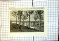 Antique Old Print Railway Bridge Over River Bremer Queensland Australia 1866