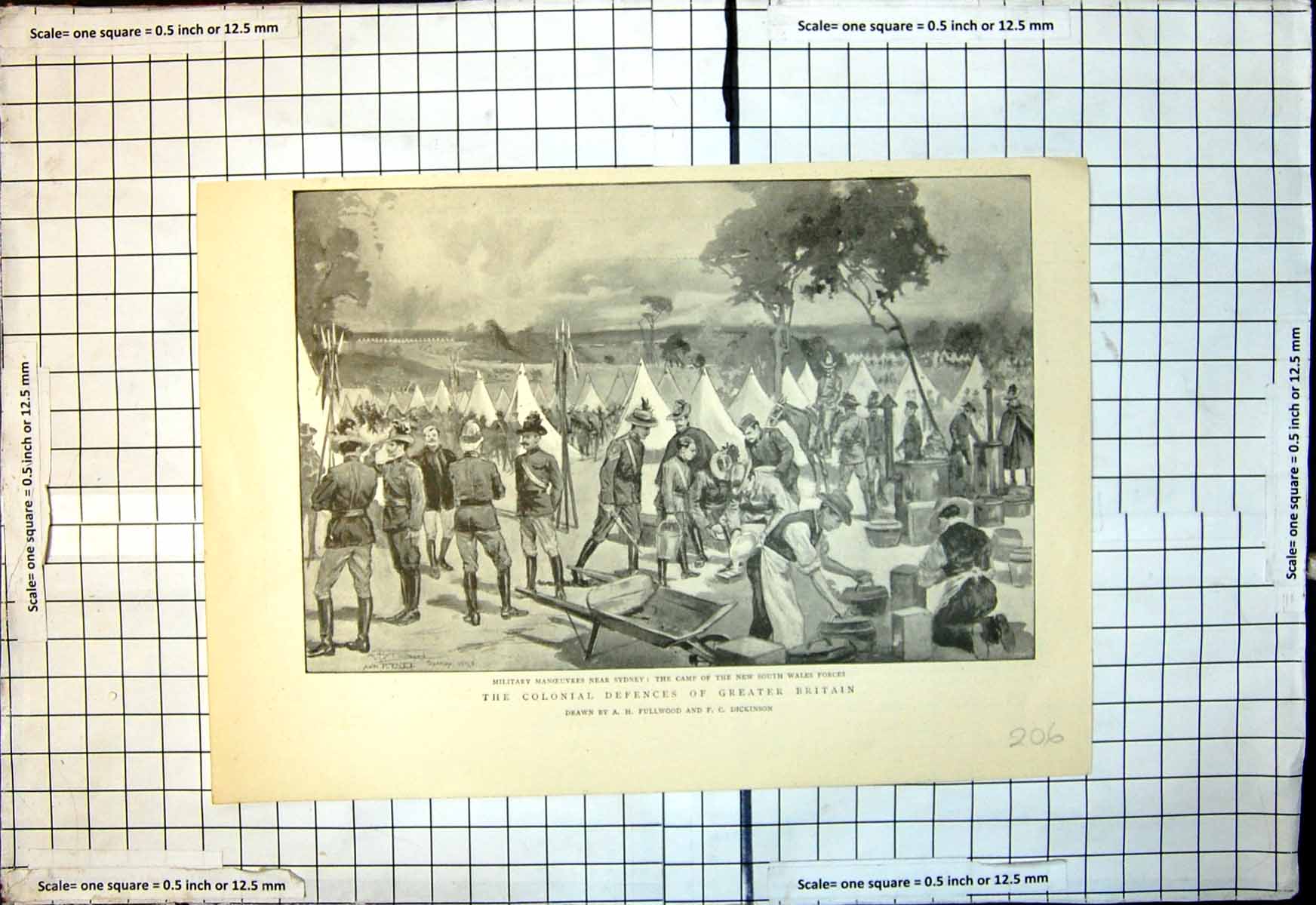 Old Colonial Defences Greater Britain Military Camp N S Wales Force