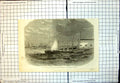 Old Italian Iron Clad Ram Affondatore Foundering Harbour Ancona 1866 Victorian
