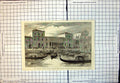 Old Railway Station Venice Arrival Train Stazione Strada Ferrata 1875 Victorian
