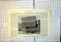 Original Old Antique Print Palazzo Rezzonico Venice Gondolas Canal 1889 19th