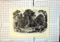 Old Print New Zealand Great South Road Shepherds Bush Scene Attack Escort
