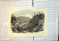 Old Print Devils Nest Road Through Bushbetween Drury Waikato New Zealand