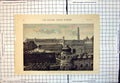 Original Old Antique Print Great Imambara Lucknow Large Temple Builings 1875