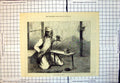 Original Old Antique Print Pearl Borer Lucknow India Man Table 1876 Victorian