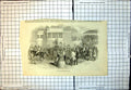Original Old Antique Print Ascot Races Stewards Stand Horses Riders Spectators