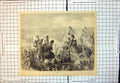 Old Antique Print Lords Spectators Carriage Cricket Match Top Hats 1873 19th
