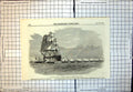 Antique Print Gun Boat Flotilla F Portland Lieutenant Montagu O'Reilly 1856