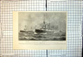 Antique Print Imperial Durbar Duke Connaughts Ship Naval Escort India 1902 20th