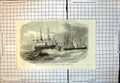 Old Running Down Brigantine Virtue By Resolute Kingstown Harbour 1856 Victorian