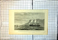 Antique Print Hms Bacchante Leaving Portland Harbour Sons Prince Wales 1879