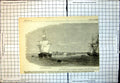 Old Print Entrance Charleston Harbour Defences Milan Castle Pinckney 1863 19th