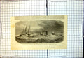 Antique Print Federal Ironclad Monadnock Towing Disabled Gunboat Storm 1865
