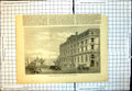 Original Old Antique Print Great Eastern Railway Terminus Hotel Harwich