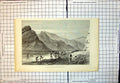 Original Old Antique Print Plate Laying On Bolan Pass Railway 1885 Victorian