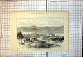 Old Print Bolan Pass Road Transport Carts Carrying Stores To Quetta 1885 19th