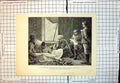 Antique Old Print Afghan War Writing Out Treaty Peace Gundamuk W Simpson 1879