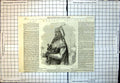 Old Print Mutiny India Nana Sahib Portrait Received Major O Gandini 1857 19th