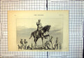 Antique Print Bronze Statue Late Lord Mayo Gon General India Calacutta 1875