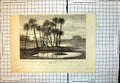 Antique Old Print Colossal Statue Ramses 11 Site Ancient Memphis Egypt 1887