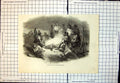 Original Old Antique Print Advanced Guard Croation Irregulars