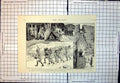 Antique Print Opening Khyak Tunnel Nortern India Tents Coolies Walking 1892