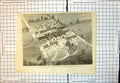 Antique Old Print Farmhouse Steading Farm Oxfordshire Duke Marlborough 1858