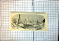 Original Old Antique Print Ruins Fire Harwell Near Abingdon