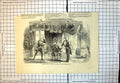 Original Old Antique Print Scene New Comedy Catspaw Haymarket Theatre
