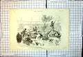 Antique Print Water Pantomine Henglers Circus Ducks People Fall Water 1891 19th